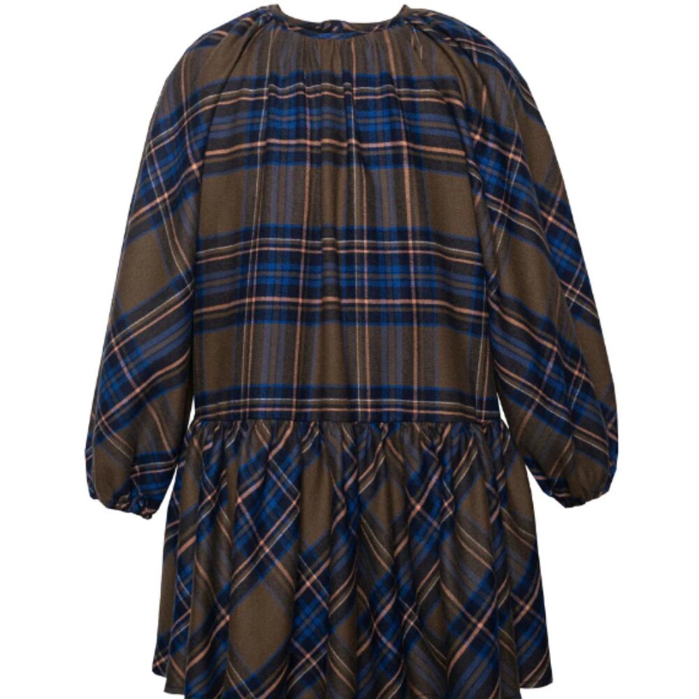 Paade Mode Green Oxford Dress Plaid Size 9